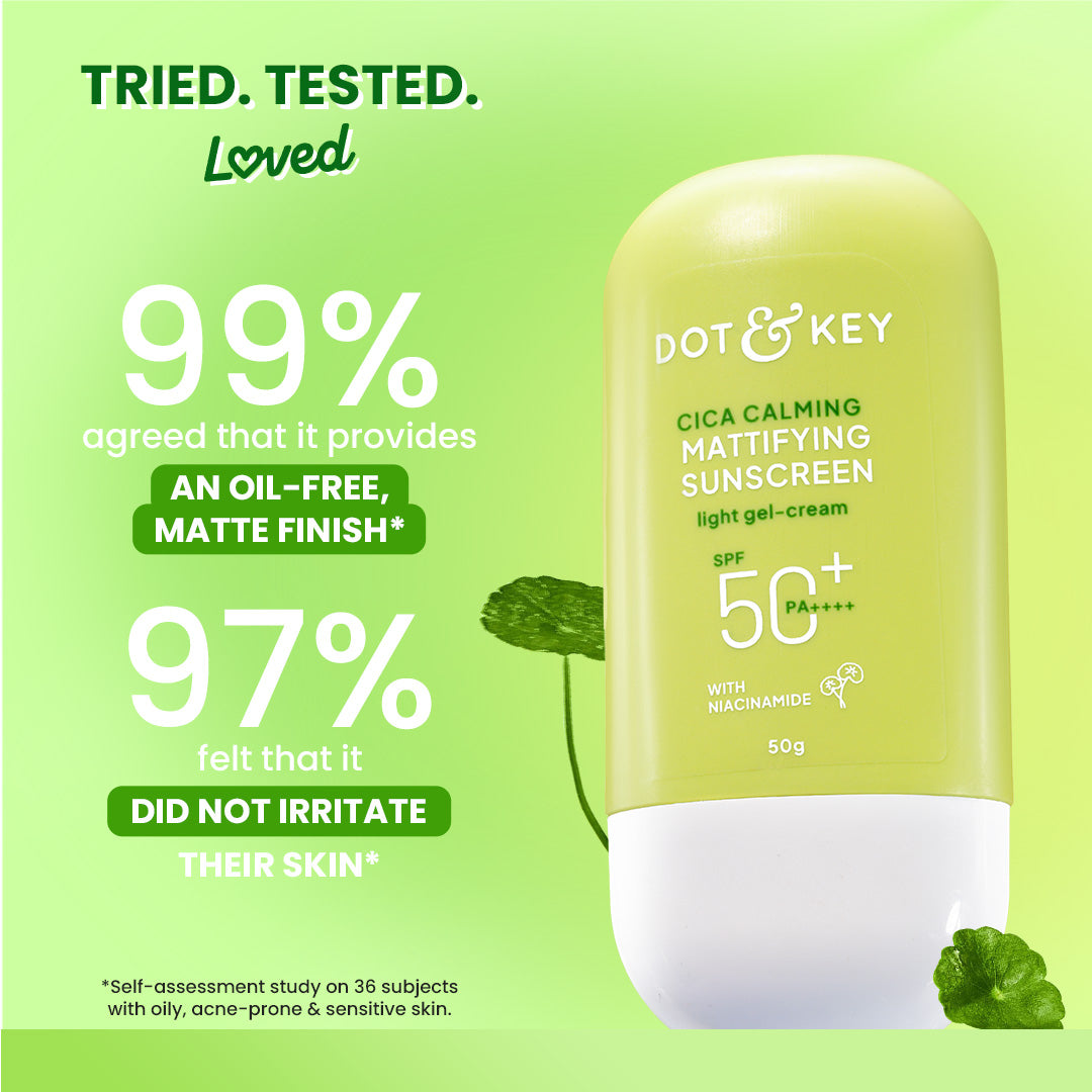 Dot & Key Cica + Niacinamide SPF 50+ Sunscreen Pack of 2 160g