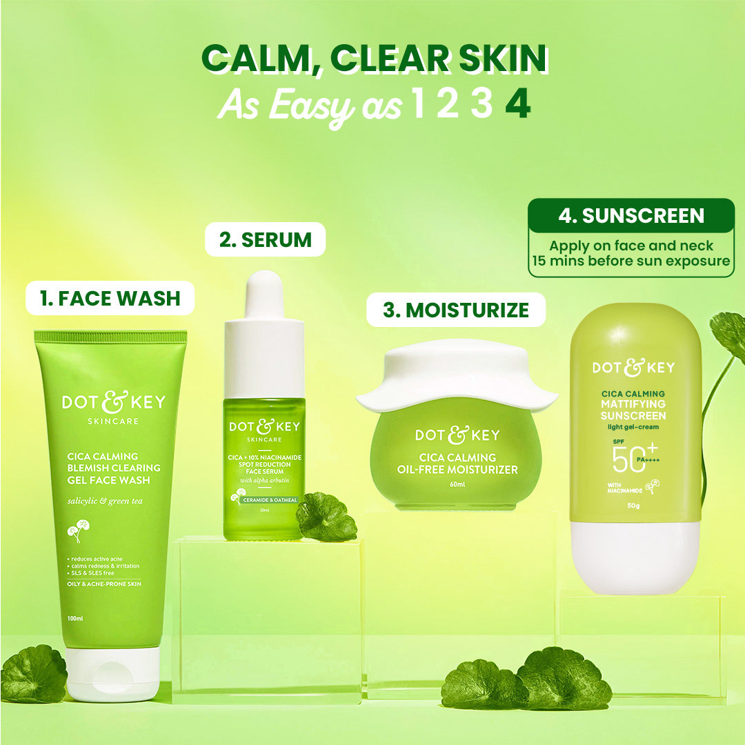 Dot & Key Cica & Niacinamide Sunscreen SPF 50+ Pack of 2 100g
