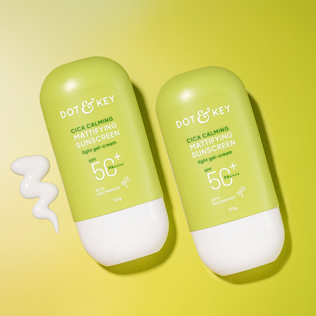 Dot & Key Cica & Niacinamide Sunscreen SPF 50+ Pack of 2 100g