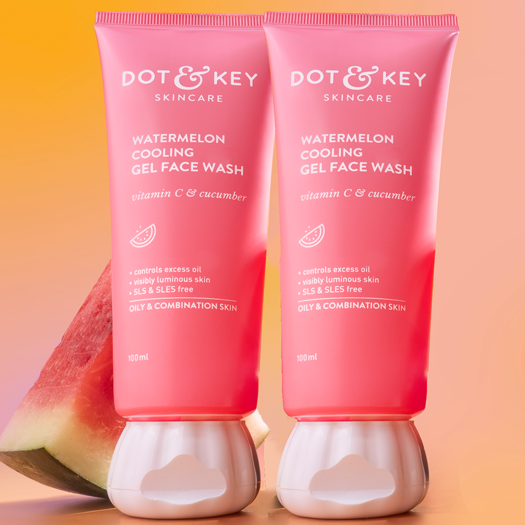 Dot & Key Watermelon Gel Face Wash 100g Pack of 2