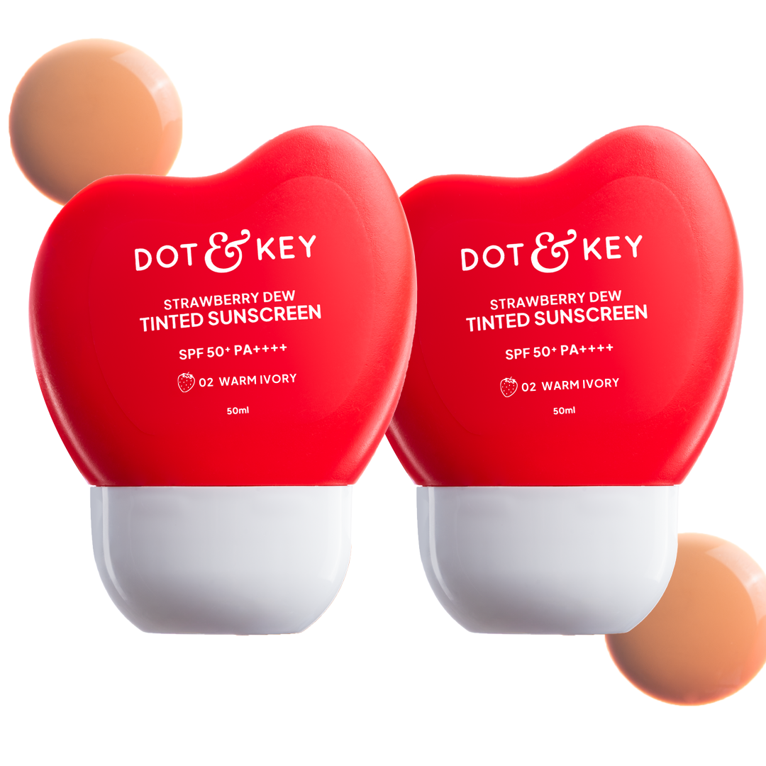 Dot & Key Strawberry Dew Tinted Sunscreen SPF 50+ Warm Ivory 100ml