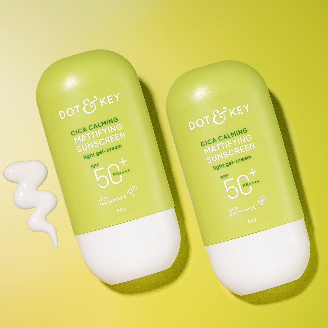 Dot & Key Cica + Niacinamide SPF 50+ Sunscreen Pack of 2 160g